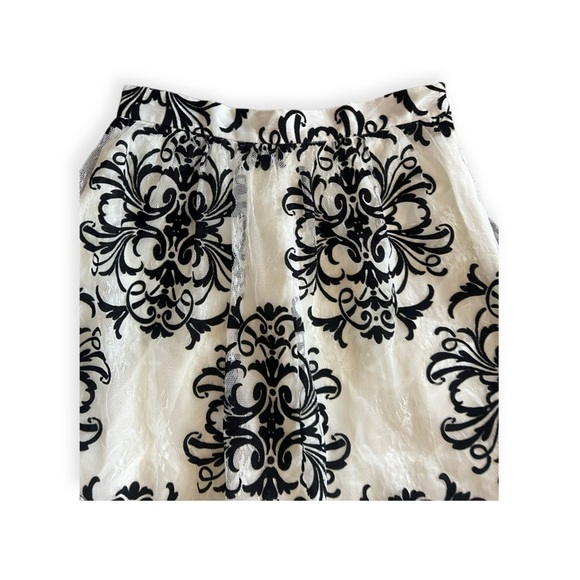 Chetta B skirt black white size 8 medium - Picture 4 of 9